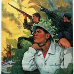 poster-china-1965-the army and citizens of vietnam are battling the americans well, accurately and mercilessly