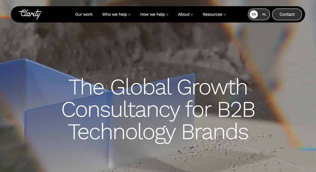 Clarity Global, a B2B technology PR and growth consultancy specializing in earned media, digital marketing, strategic communications and GEO for growth-stage tech companies across North America and Europe.