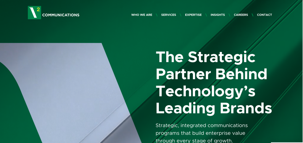 Firebrand Communications website featuring its “Awareness where it counts” headline. A boutique B2B technology PR agency specializing in AI startups, earned media, content marketing and AI-search visibility.